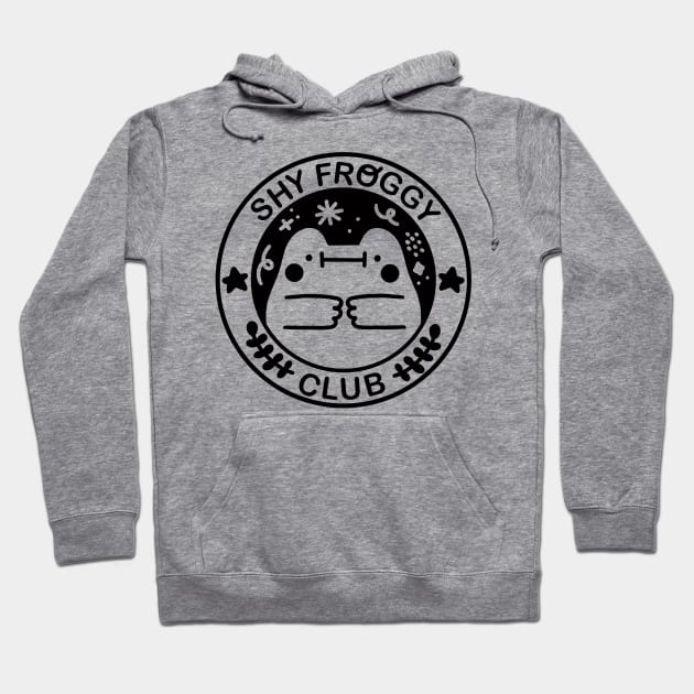 Shy Froggy Club Hoodie by Figberrytea